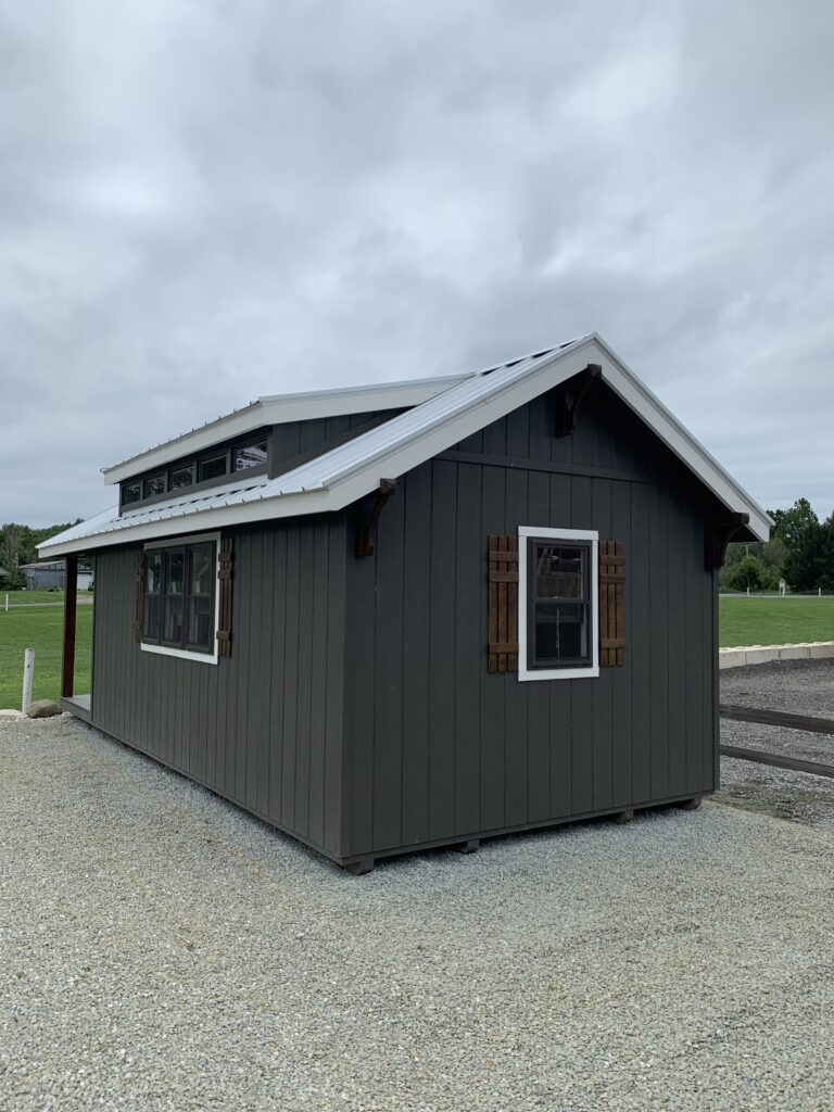 Gable Cabin Elite: 12' x 26'