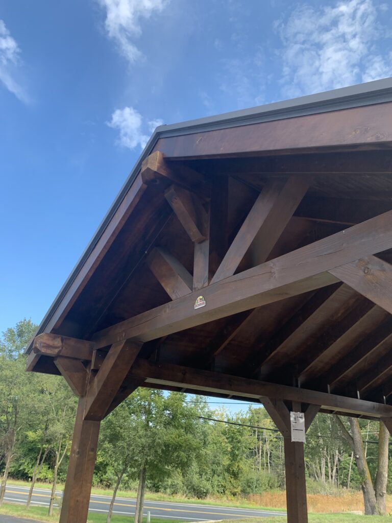 Rustic Pavilion: 10' x 16'