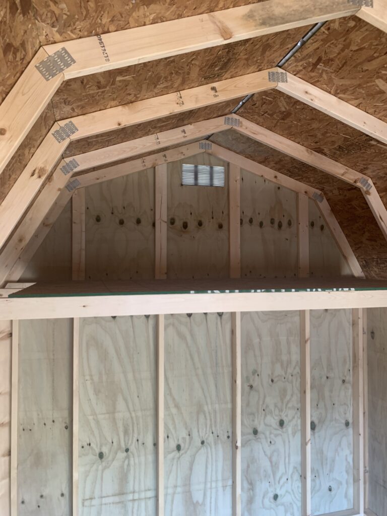 Lofted Barn Value: 10' x 16'